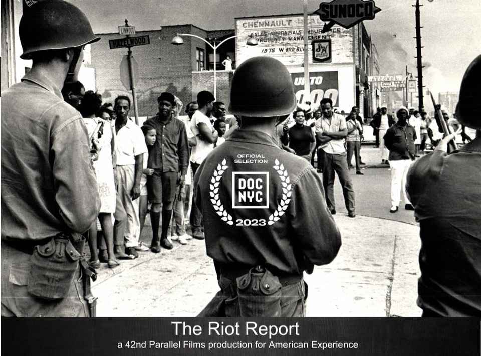 Festival poster for The Riot Report.