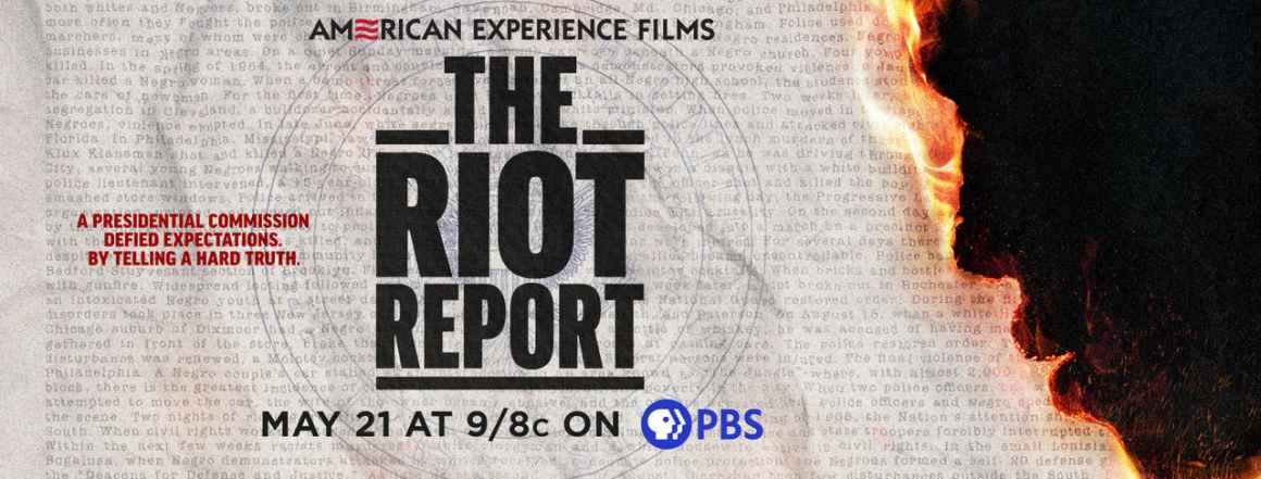 PBS promo image for The Riot Report.